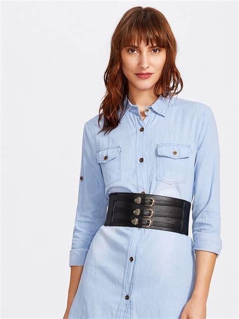 oversized shirt with belt